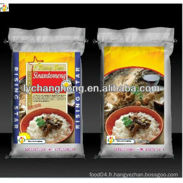 Fabricant de sachet de riz tissé 25 kg